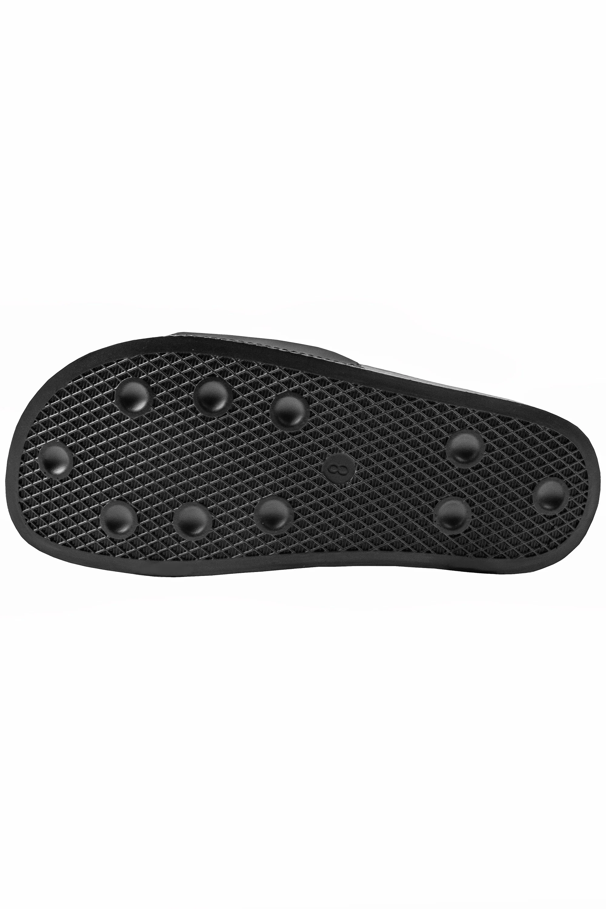 Kids Godfrey Slides-Blk/Yellow - Image 5
