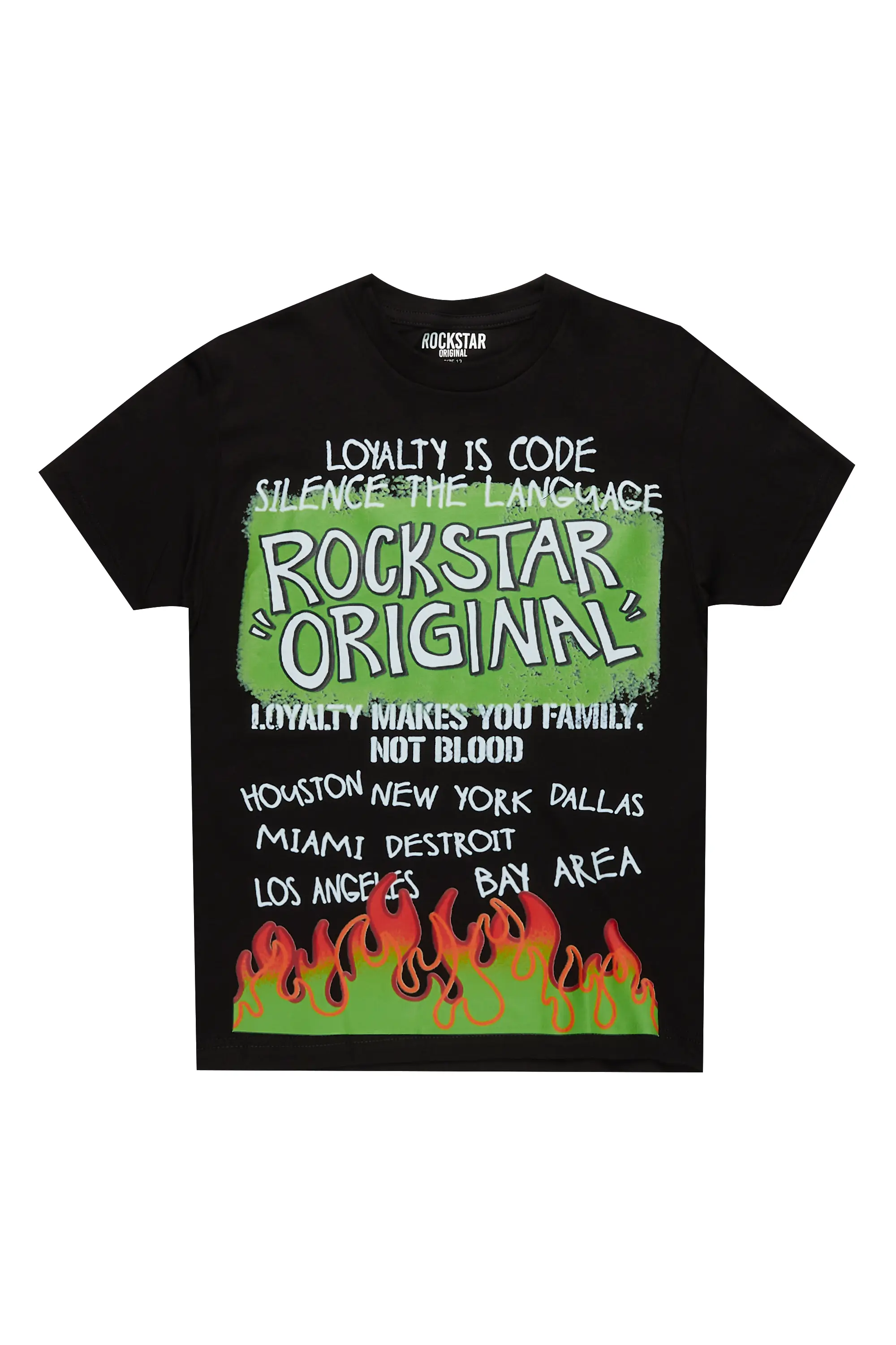Boys Beno Black Graphic T-Shirt - Image 6