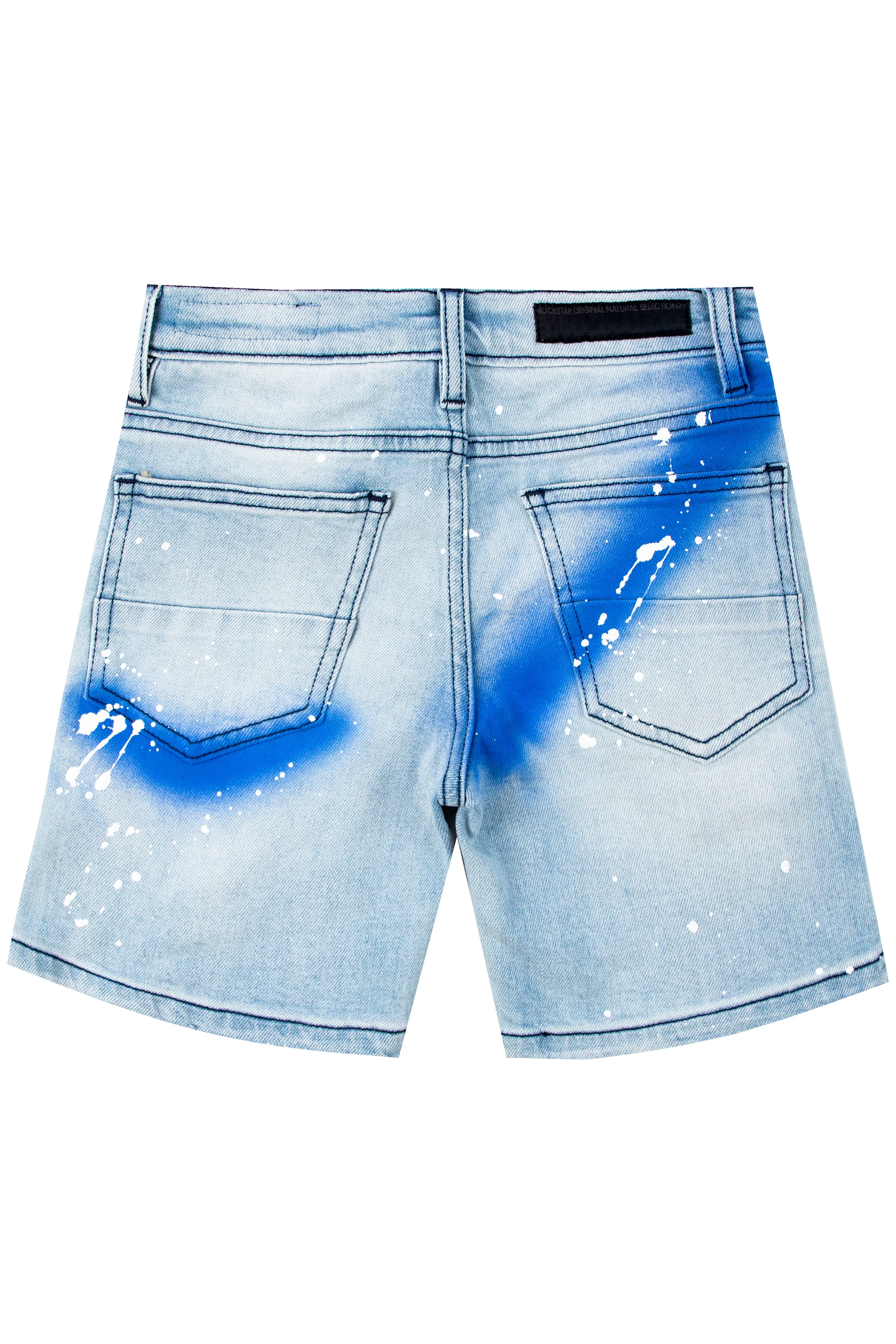 Kids Buck Denim Short-Blue - Image 3