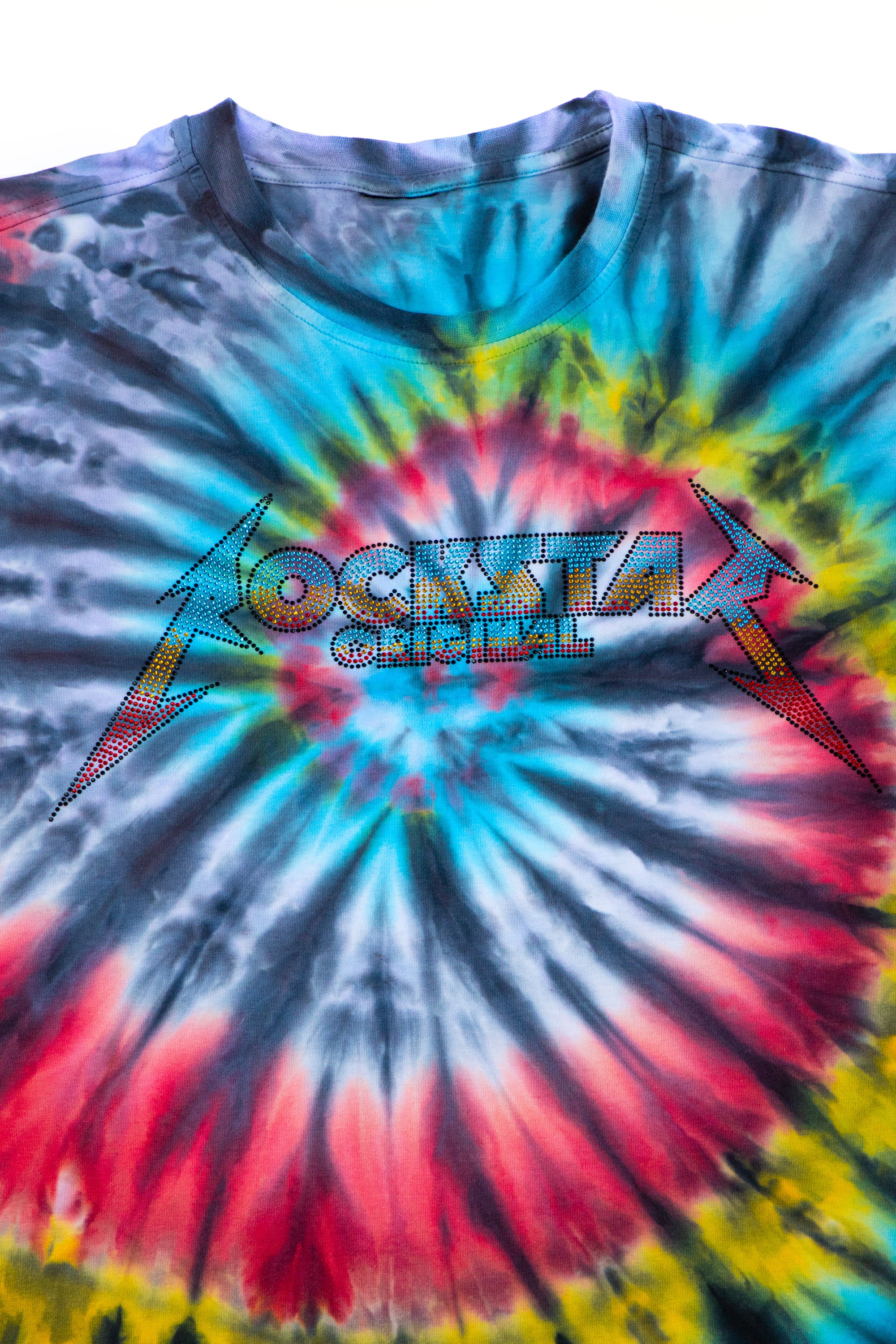 Vonham Tie Dye Short Set- Blk Multi - Image 6