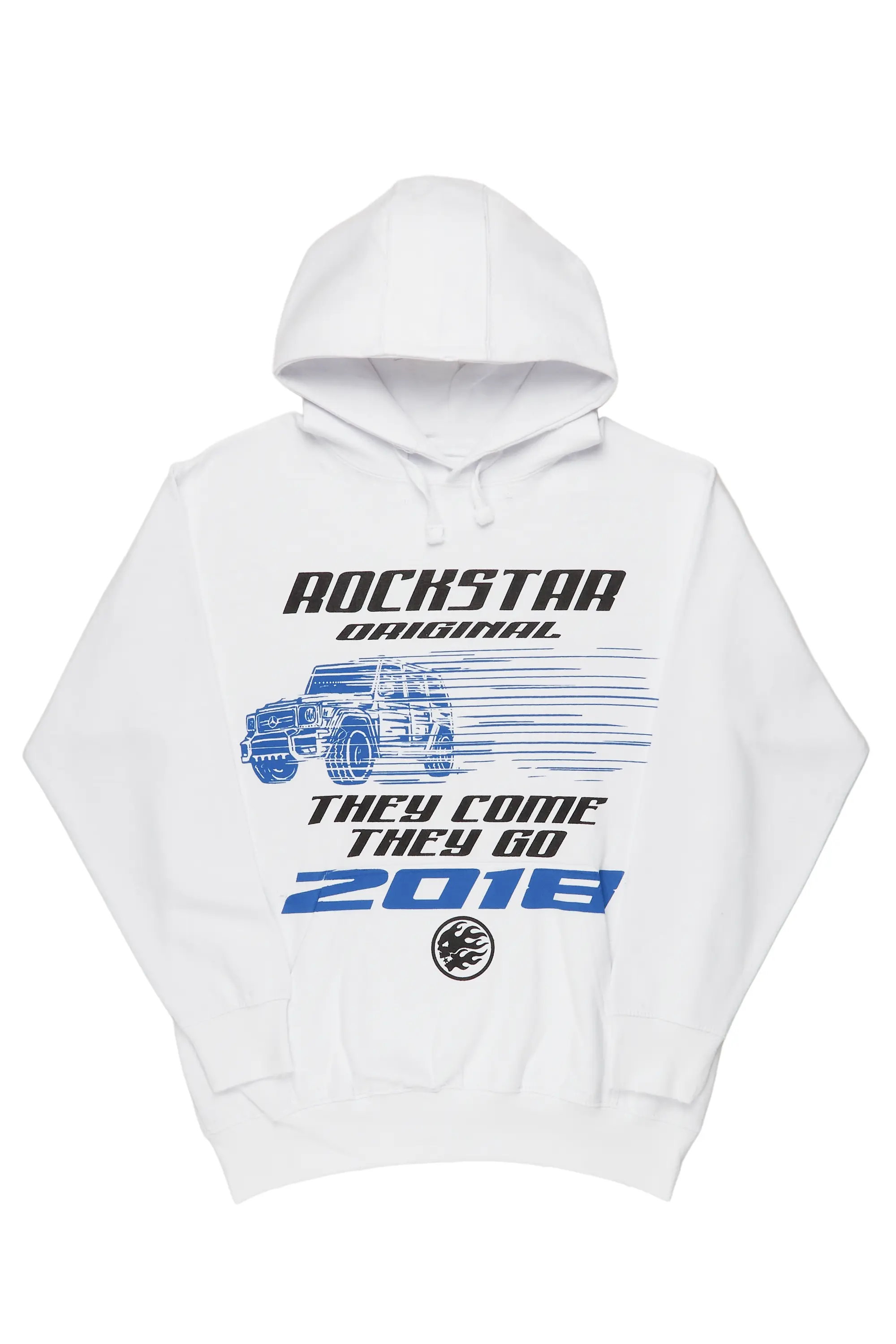 Geevag White Oversized Hoodie - Image 3