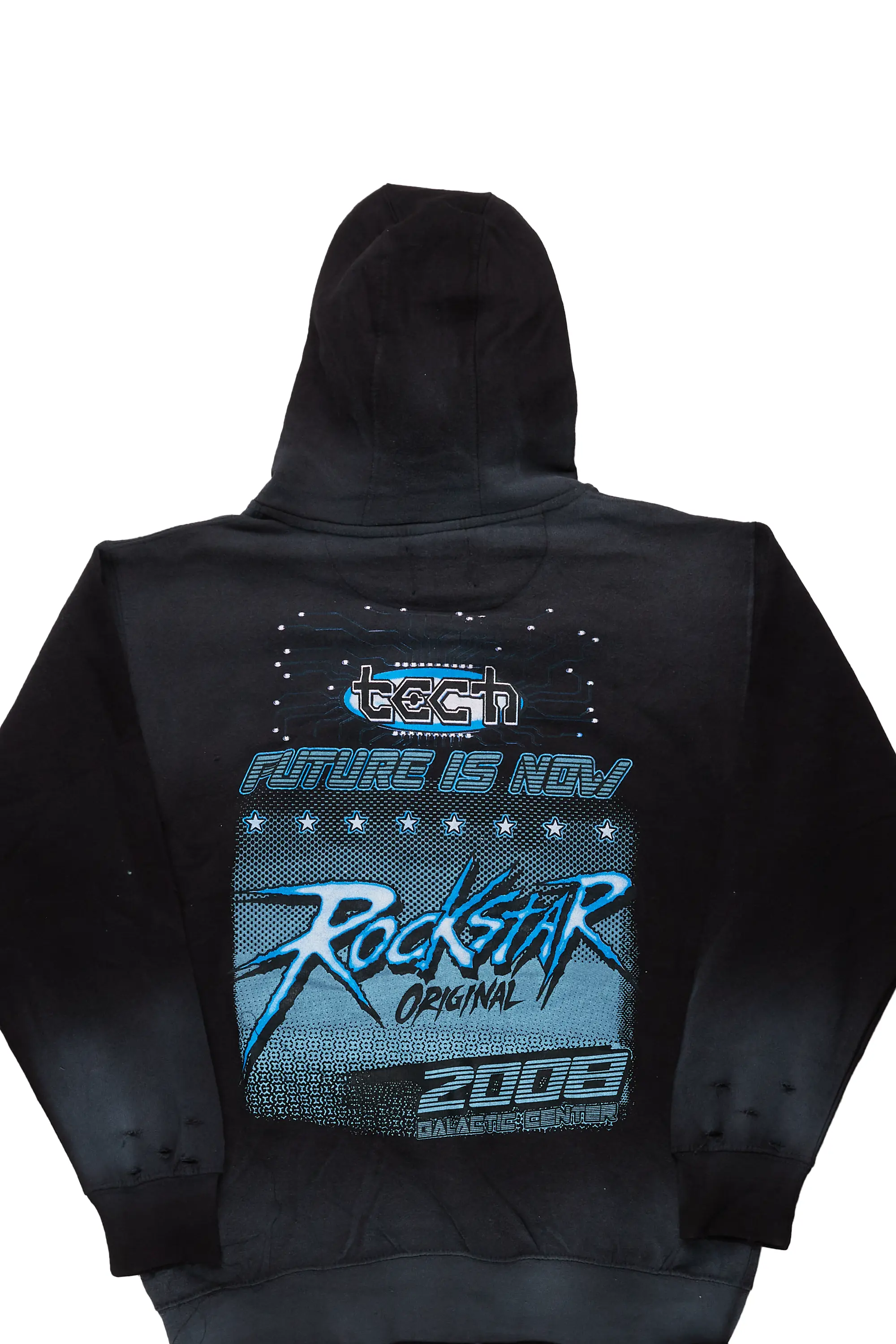 Future 2008 Black Oversized Hoodie - Image 5
