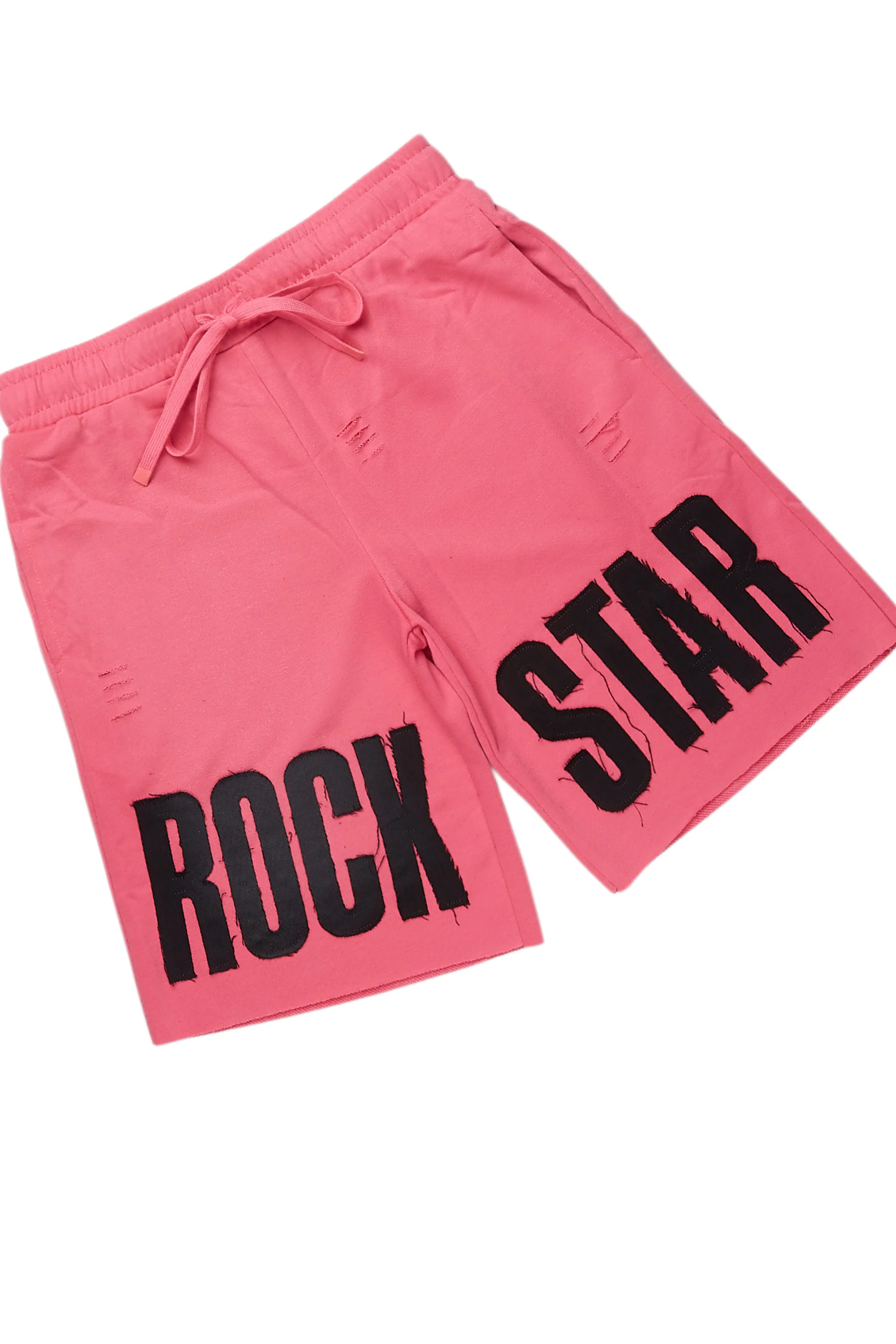 Shantrice Pink/Black T-Shirt Short Set - Image 7